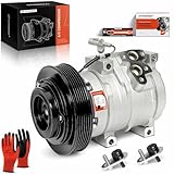 A-Premium Air Conditioner AC Compressor with Clutch Compatible with Toyota Corolla 1.8L 2003-2008, Matrix 1.8L 2003-2008