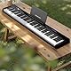 Coolmusic Faltbare Klaviertastatur mit 88 Tasten, tragbare elektrische Tastatur mit Bluetooth, Digitalpiano in voller Größe, halbgewichtet, berührungsempfindlich, mit Aufbewahrungstasche