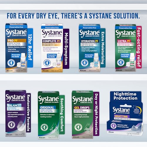 Image of Systane PRO Preservative Free Eye Drops, 12 Hour Dry Eye Relief, 0.33 Fl Oz