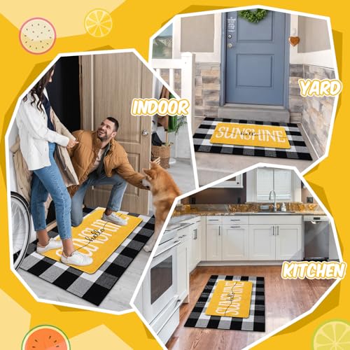 Tapetes Decorativos Verano 2 Pzs 75x45 y 110x70 cm miniatura 6