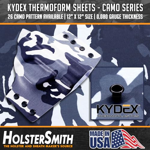 Image of KYDEX Sheet - (Infused Print) - (12in x 12in) - (Dutch Woodland Camo) - (1 Sheet) - (for Holster Making & Hobby) - (USA Made)