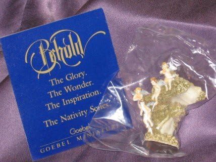 Goebel Miniature Nativity Series Joyful Cherubs By Robert Olszewski