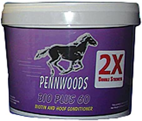 PENNWOODS EQUINE PRODUCTS 120743 2X Bio Plus 60 Double Strength Horse Supplement, 4 lb