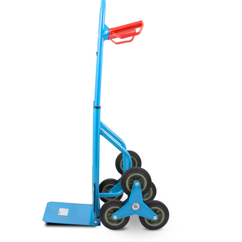 Bituxx Treppenkarre Sackkarre Treppe Treppensackkarre 200kg Treppensteiger Stapelkarre Klappbar Hartreifen