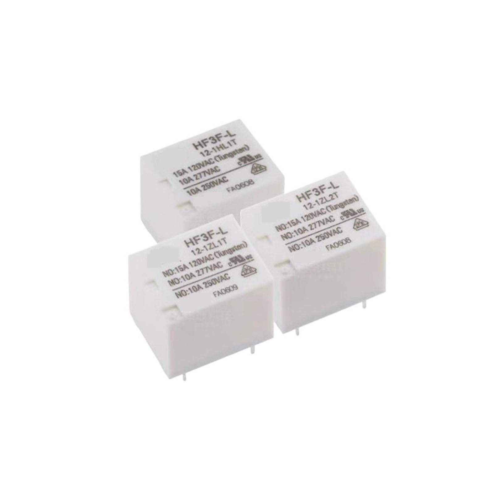 Relais HF3F-L-12-1HL2T 5 broches 10A 12V pour circuits électroniques