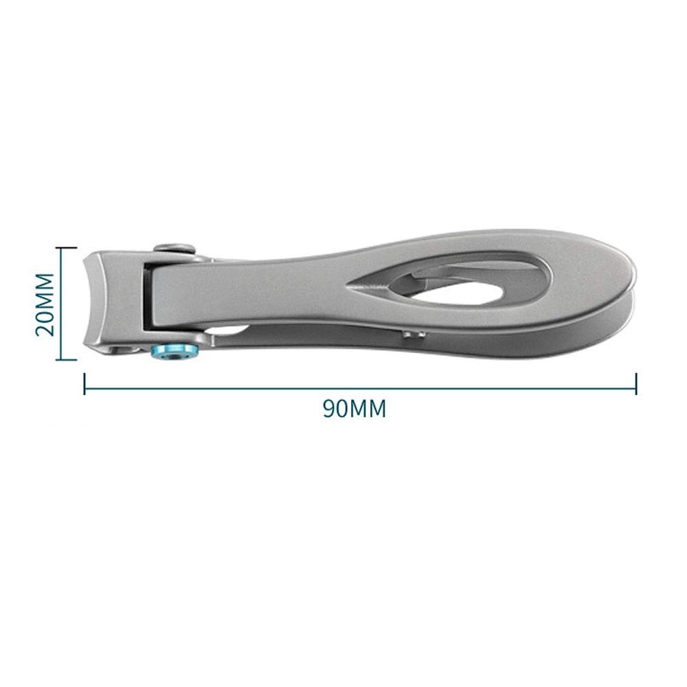 Obcinacz do paznokci nożyczki do paznokci dla dorosłych/stop aluminium srebrne nożyczki do paznokci 92 * 20 * 21 mm nożyczki do paznokci ze stali nierdzewnej nożyczki do paznokci