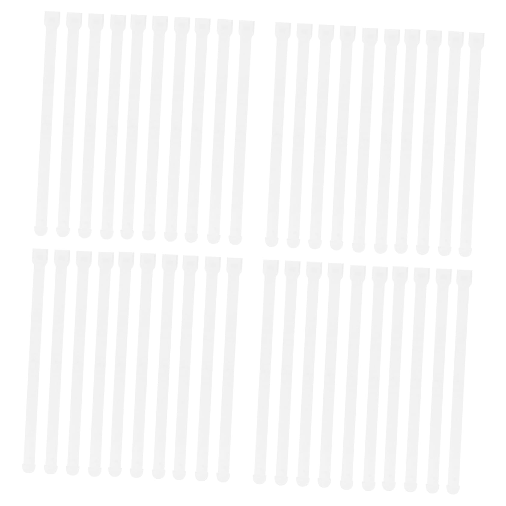 Cabilock Practical 100pcs Vertical Blind Locating Pieces Curtain Parts for Home