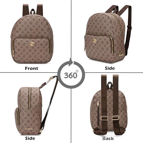Image of Lavie Signature Women's Colourblock Conway Fashion Backpack for Women | Fashion Backpack for Work | Ladies purse | Stylish Shoulder Bag | Gift For Women
