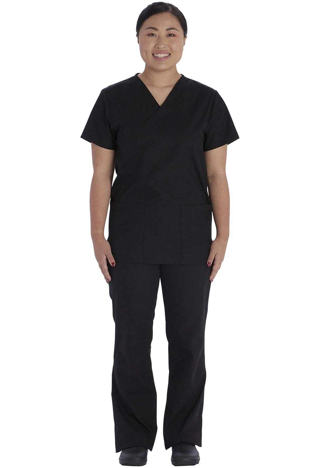Vital ThreadsMen and Women Scrubs Set V-Neck Top & Drawstring Pant VT526C