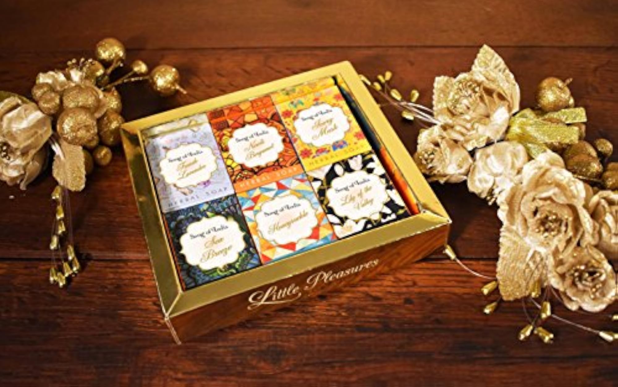 Handmade Mini Glycerin Soap with Aloe Vera & Vitamin E in Gift Box