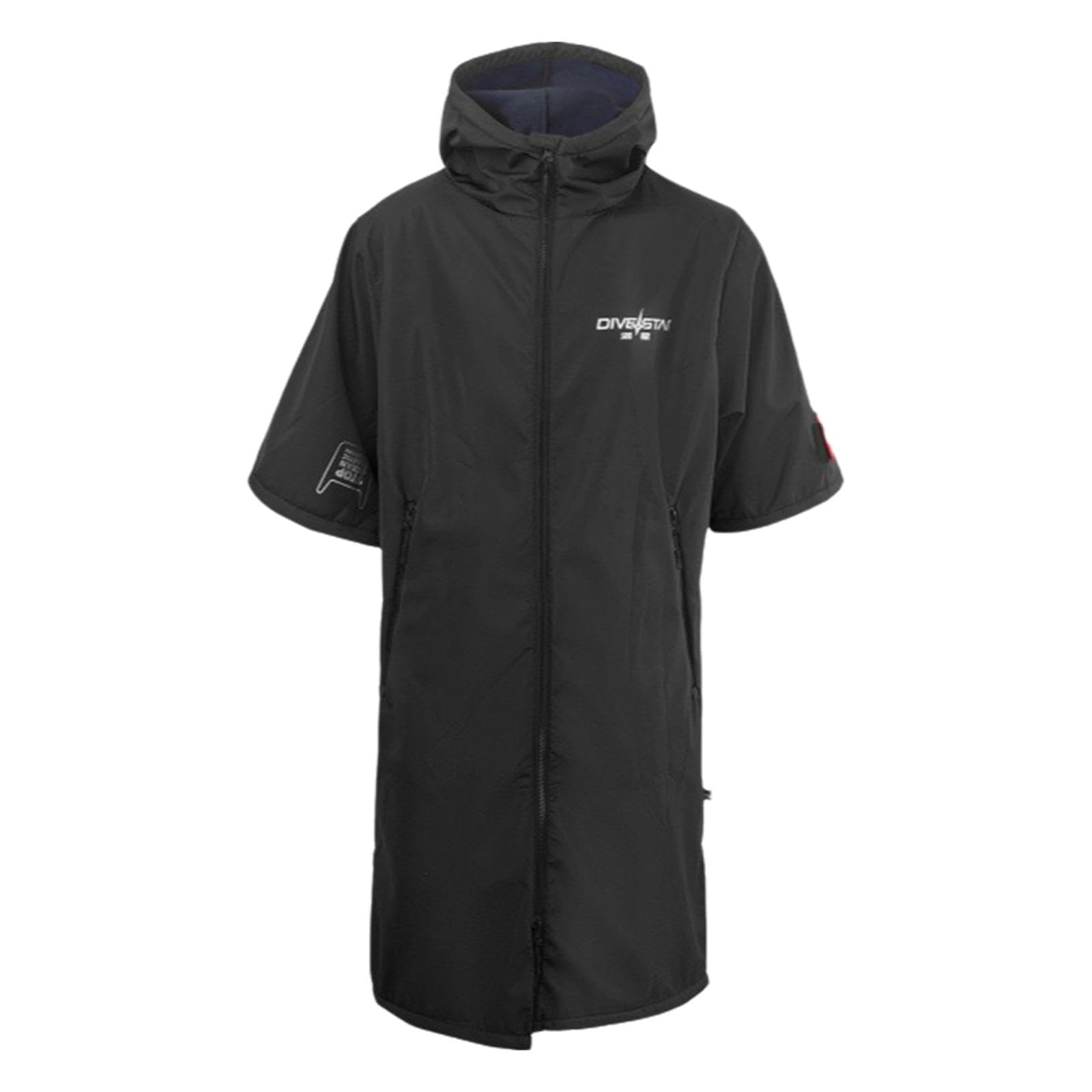 Parka de Bain Imperméable Coupe-Vent pour Surf, Vêtements de Plage avec Poches, Coupe-Vent pour Surf, Vêtements D'extérieur à Séchage Rapide,