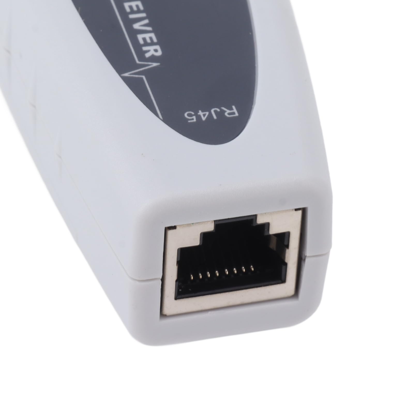 Rastreador de Cables, Probador de Cables ABS, Buscador de Líneas con Pantalla LCD, POE y Medición de Voltaje de Batería, Receptor con 3 AA de Alimentación, para Técnicos de Redes