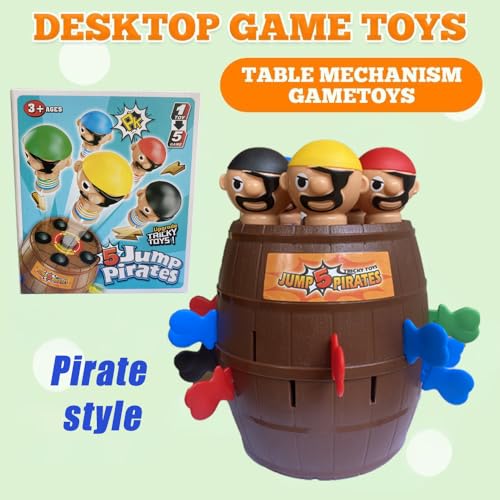 Juego de Mesa Pirata Sobredimensionado con 5 Figuras miniatura 5
