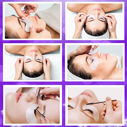 Aikvigss 50 paar Oogpads voor Wimperverlenging, Wimperverlengingskit voor Pro Salon en Individuele Wimperverlenging - Afbeelding 6