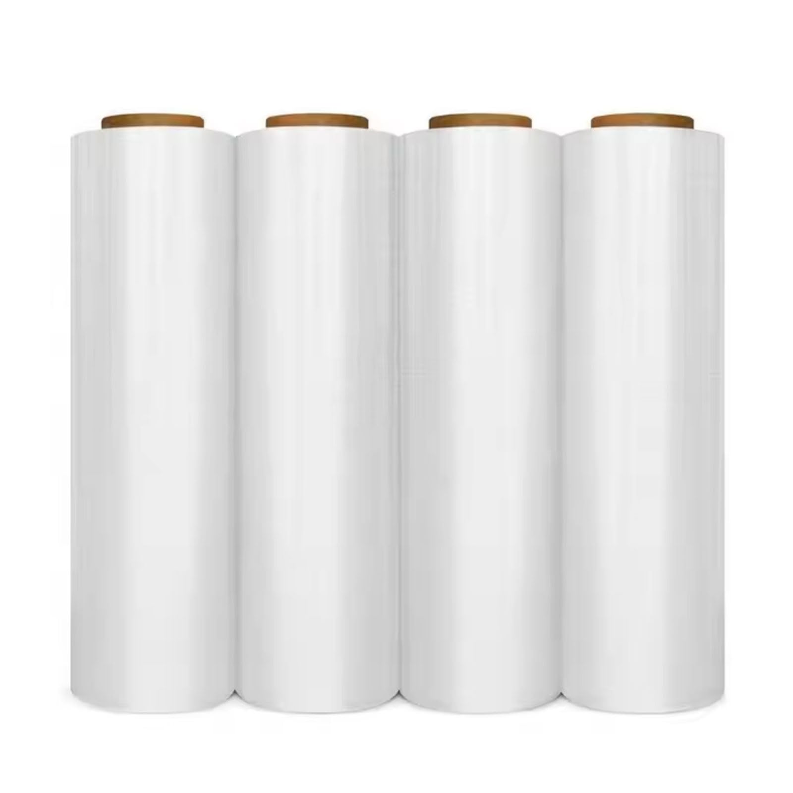 Stretchfolie Transparent Palettenfolie 450/710m Hand Stretchfolie Rollen Packfolie 20my 75/100 cm Breit Verpackungsfolie Umzugsfolie Plastikfolie für Möbel, Kartons und Gege(Size:4 pack - 75cm x 410m)