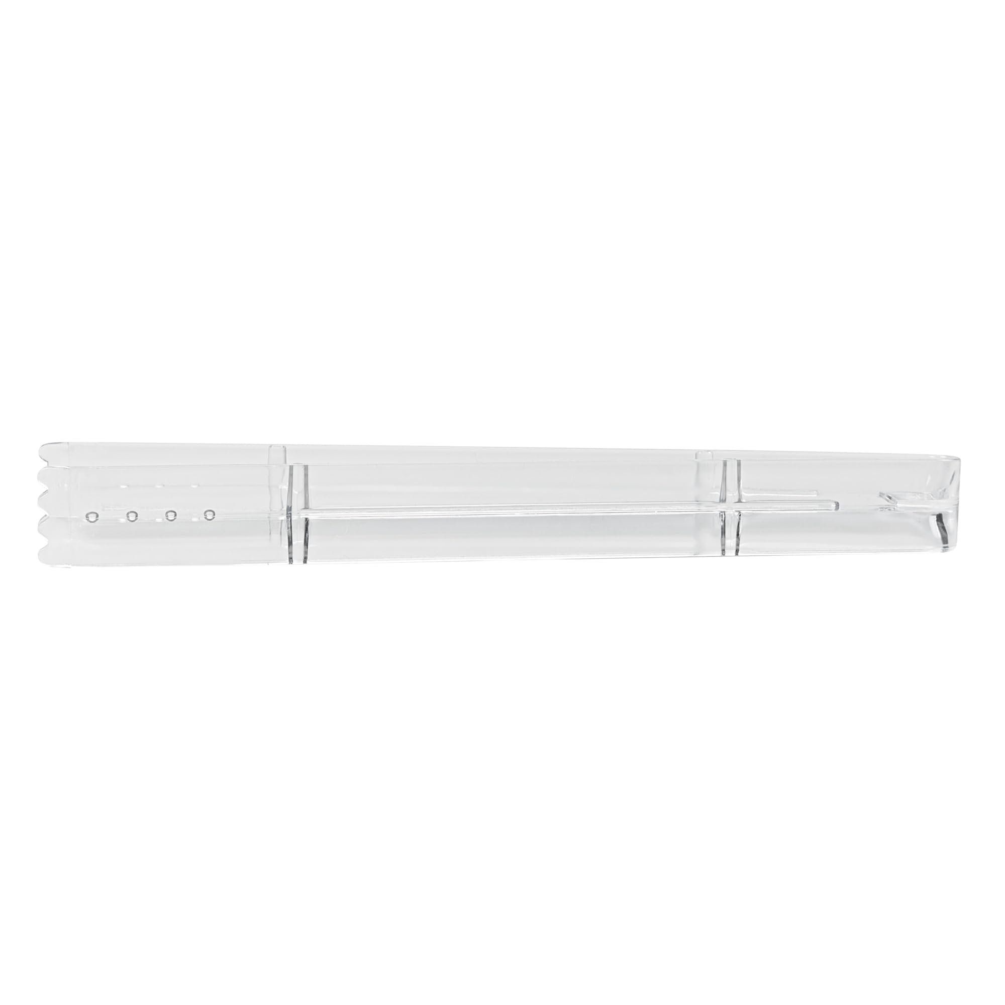 Restaurantware - Cater Tek Pinzas para servir de 9 pulgadas, 10 pinzas desechables para catering, con puntas dentadas, resistentes, pinzas de plástico transparente, mango largo, para bodas, bufés,