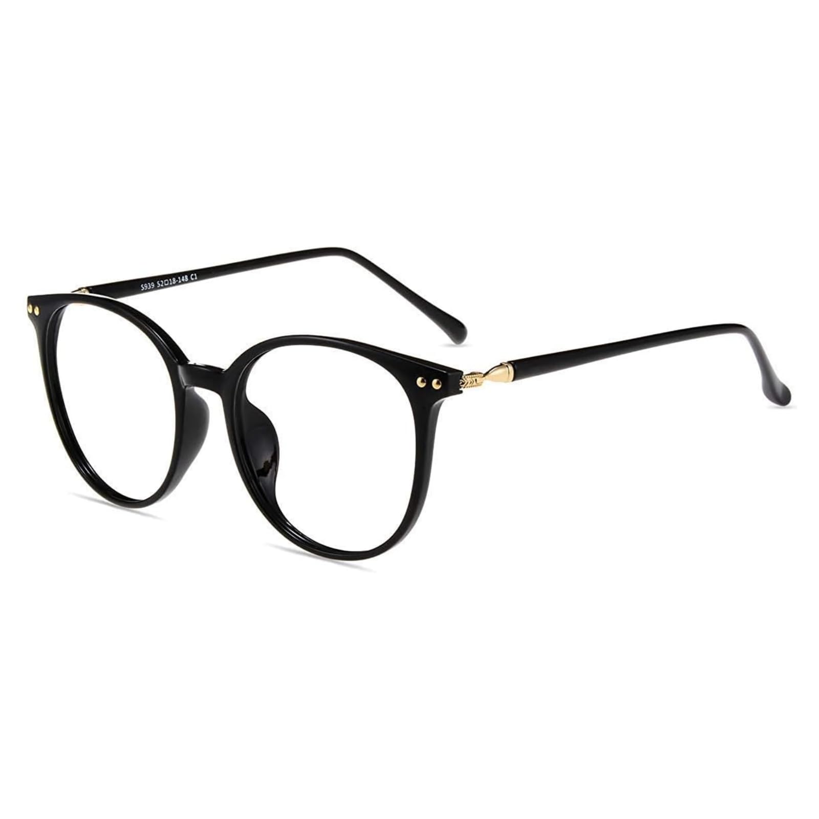 FirmooBlue Light Blocking Glasses for Women/Men, Round Fashion Retro Frame Computer Gaming Eyeglasses