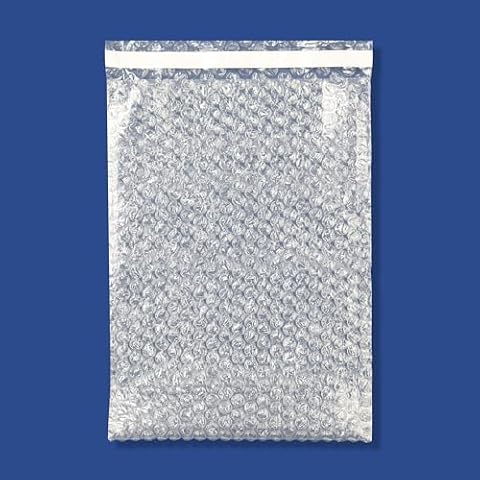 350 8x11.5 Clear Self-Sealing Bubble Out Bag Pouches from The Boxery Cover
