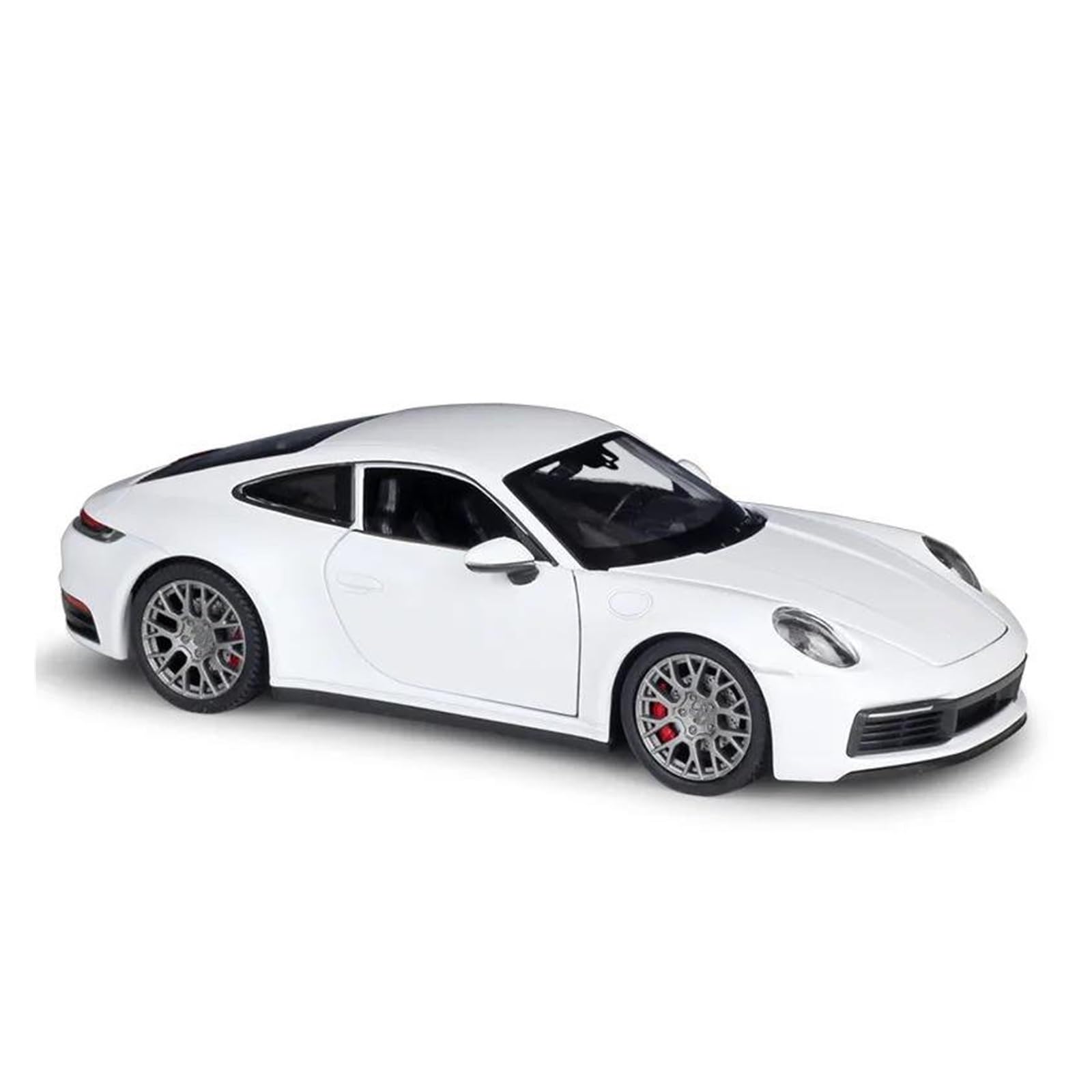 MOCALUX Scale Die-Cast Model Car 1:24 For Porsche 911 For Carrera 4S Alloy Diecasts Model Vehicles(White)