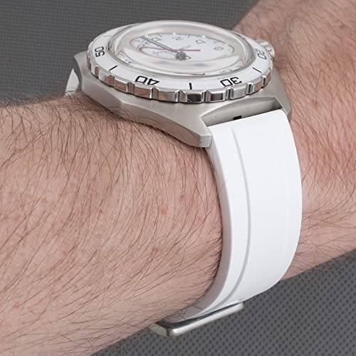 Image of StrapHabit Quick Release Rubber Watch Strap Band FKM 20mm 22mm 24mm