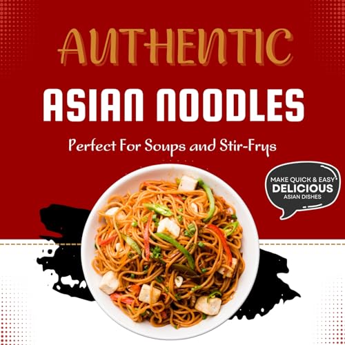 KA-ME Hokkien Stir-Fry Noodles 14.2 oz (Pack of 6), Authentic Asian Ingredients and Flavors, Certified Gluten-Free, Made of Rice, Authentic, No Preservatives or MSG, Instant & Microwaveable, Ideal In A Stir-Fry, Salad Soup or Your Favorite Noodle Recipe and Many More