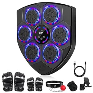Joellfuner Music Boxing Machine mit LED und Handschuhen