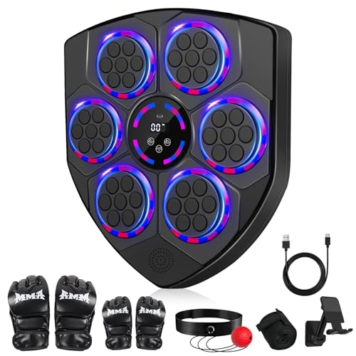Joellfuner Music Boxing Machine mit LED und Handschuhen