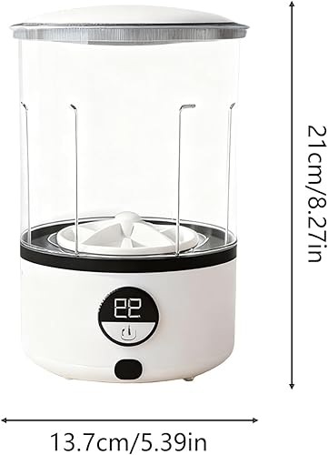 Miniatura 2 de Lavadora portátil compacta, mini máquina inalámbrica, limpieza de 2 modos con USB recargable, ahorro de espacio con potente motor, dispositivo de