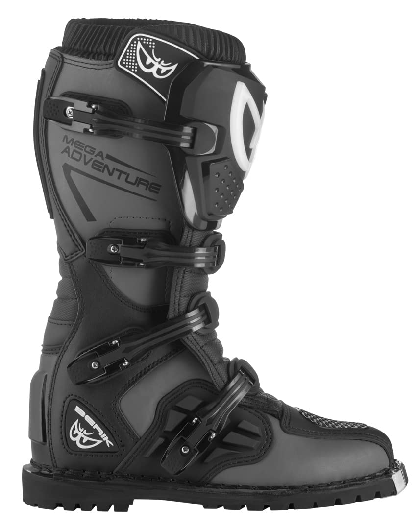 Berik Terrain Stivali Adventure Enduro/MX, nero/grigio, 45