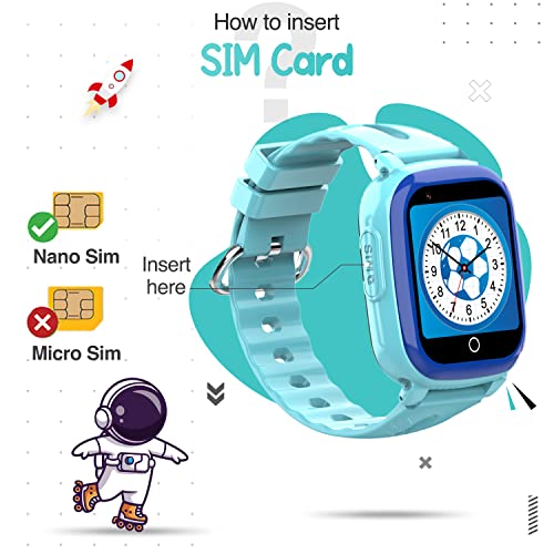 Image of Turet Stardust Smart Watch for Kids- Smartwatch for Boys and Girls with Camera, Games, Recorder, Phone Book, SMS, 2-Way Calling Kids Watches - No GPS - No App