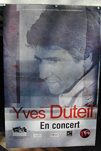 Grande affiche Yves Duteil 2004 édition collector au format lithographique 80X120cm