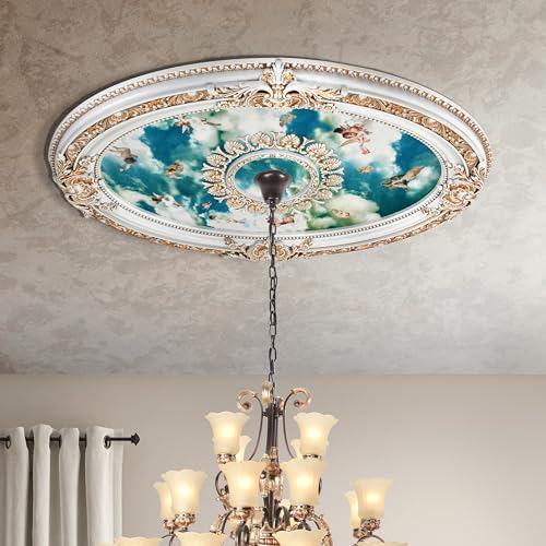 Image of Ceiling Medallions (White Cherub)