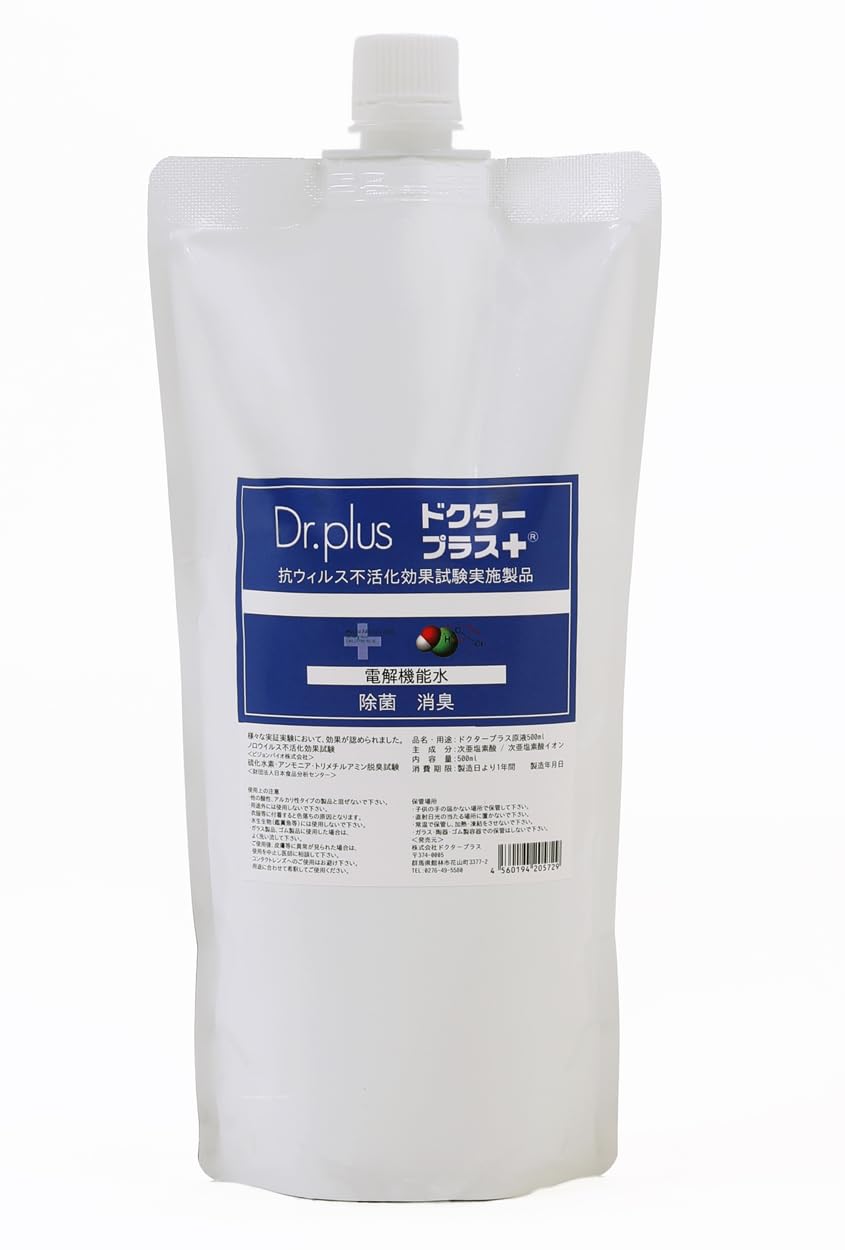 Amazon | ドクタープラス 500ml 原液 | ノロウイルス・インフルエンザ