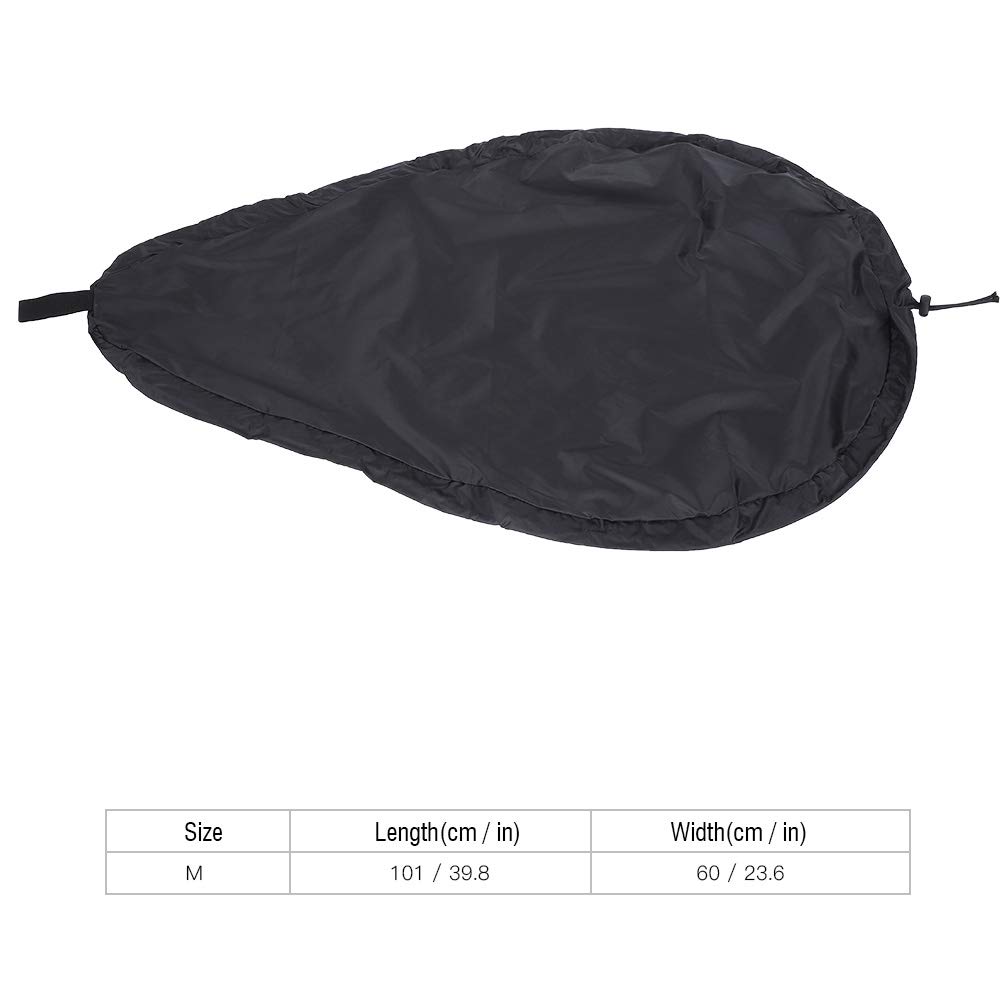 equlup Cockpit Cover, Canoe Cockpit Cover Protector UV50 Protection Waterproof Kayak Cockpit Cover Seal Cockpit Cover Kayak Accessory for Kayak Canoe (M)