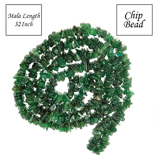 Image of Reiki Crystal Products Certified Natural Crystal Stone Chip Mala Necklace Collection for Men & Women, Reiki Energized Gemstone Jewellery for Meditation, Yoga, Spiritual Styling & Everyday Wear, Multiple Stone Variants