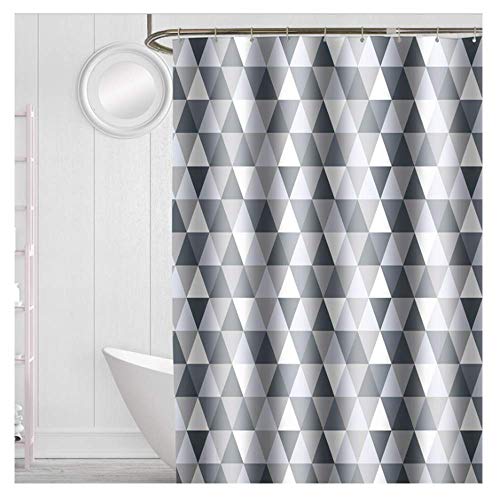 SEVEN HITECH Duschvorhang, dreieckiges Muster Cover
