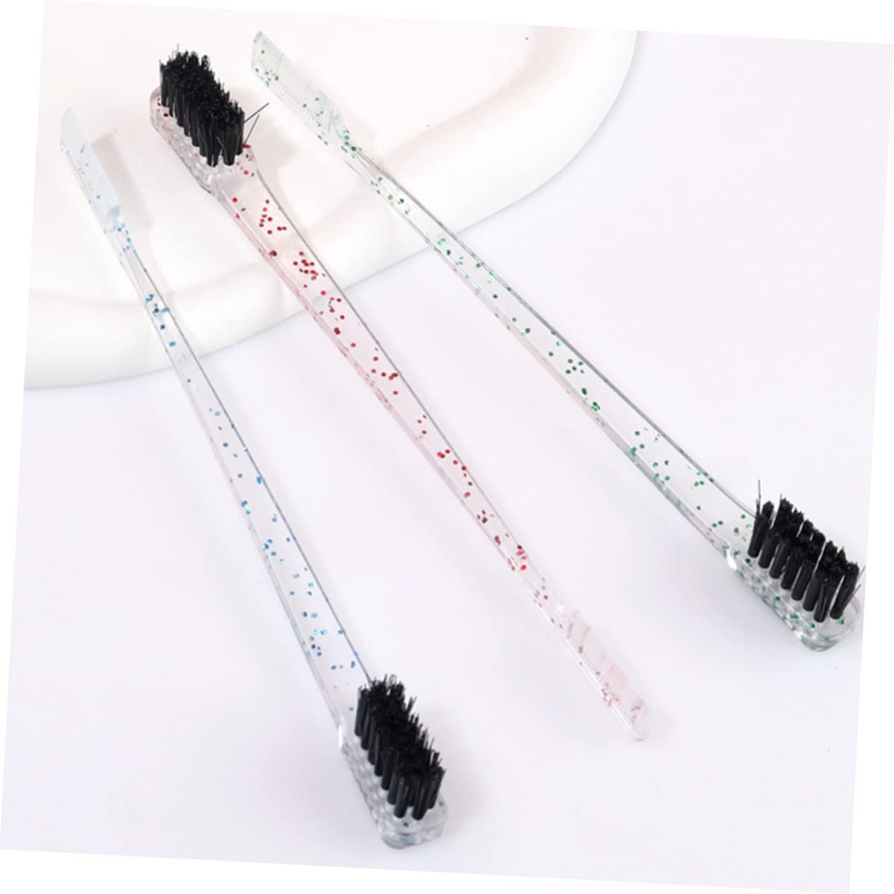 FOMIYES 48 Pz pennello per sopracciglia a doppia punta strumento per il trucco delle donne pennello per sopracciglia da donna makeup kit make up kit pettini pettine spazzola per bordi