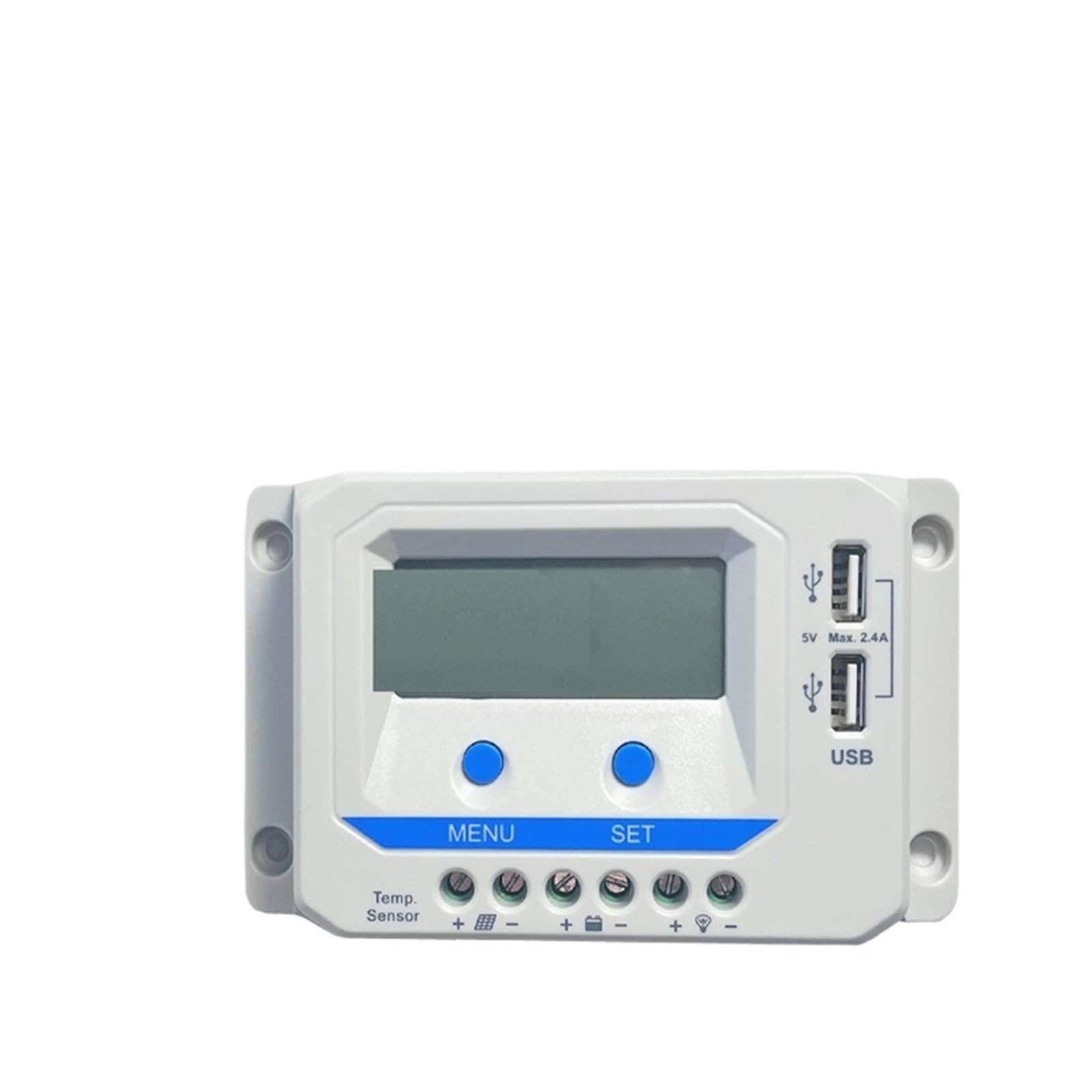 1 x regulator ładowania słonecznego PWM 10 A, 20 A, 30 A, 45 A, 60 A, PWM, regulator systemu energii słonecznej, 12/24/36/48 V, maks. PV 96 V (VS2024AU)