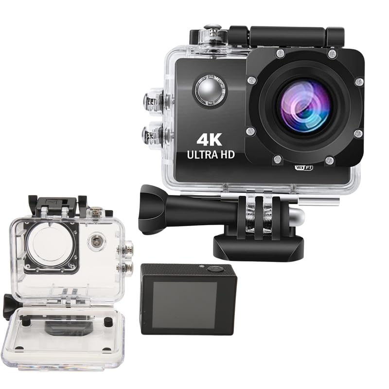 Drumstone 𝟏𝟓-𝐘𝐞𝐚𝐫 𝐖𝐚𝐫𝐫𝐚𝐧𝐭𝐲 4K Action Camera with 20MP, 170° Wide-Angle Lens | WiFi Sports Cam with Remote Control, Mounts & Waterproof Case | HD Adventure Camera for Travel & Vlogging-picture-21
