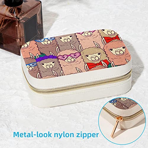Boîte à bijoux pour colliers et bagues anti-nœuds portable - 7