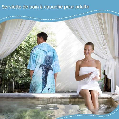 Serviette de plage microfibre à séchage rapide et grande capacité d'absorption - 8
