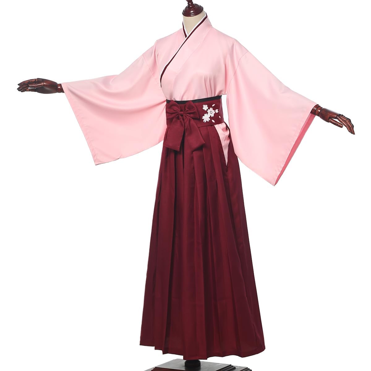 COSDREAMER Kimono pour femme - Robe de Geisha japonaise Yukata à volants et pantalon