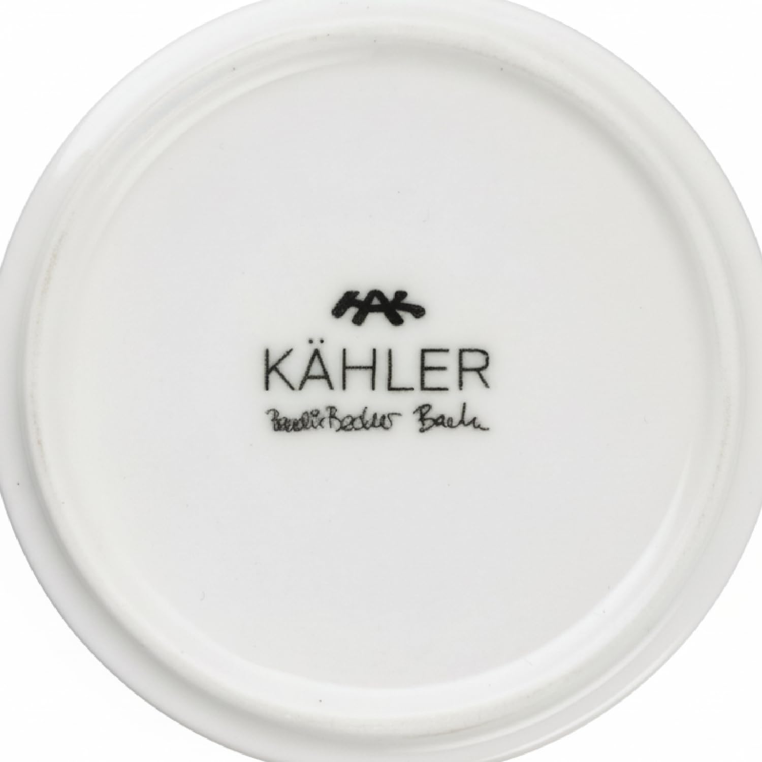 Kähler Photophore haut H19 cm Nobili Objet de collection design danois, blanc