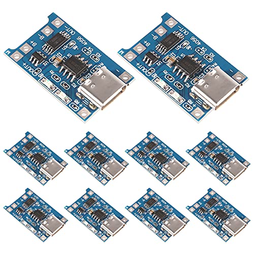 AITRIP 10pcs TP4056 Type-c USB 5V 1A 18650 Lithium Battery...
