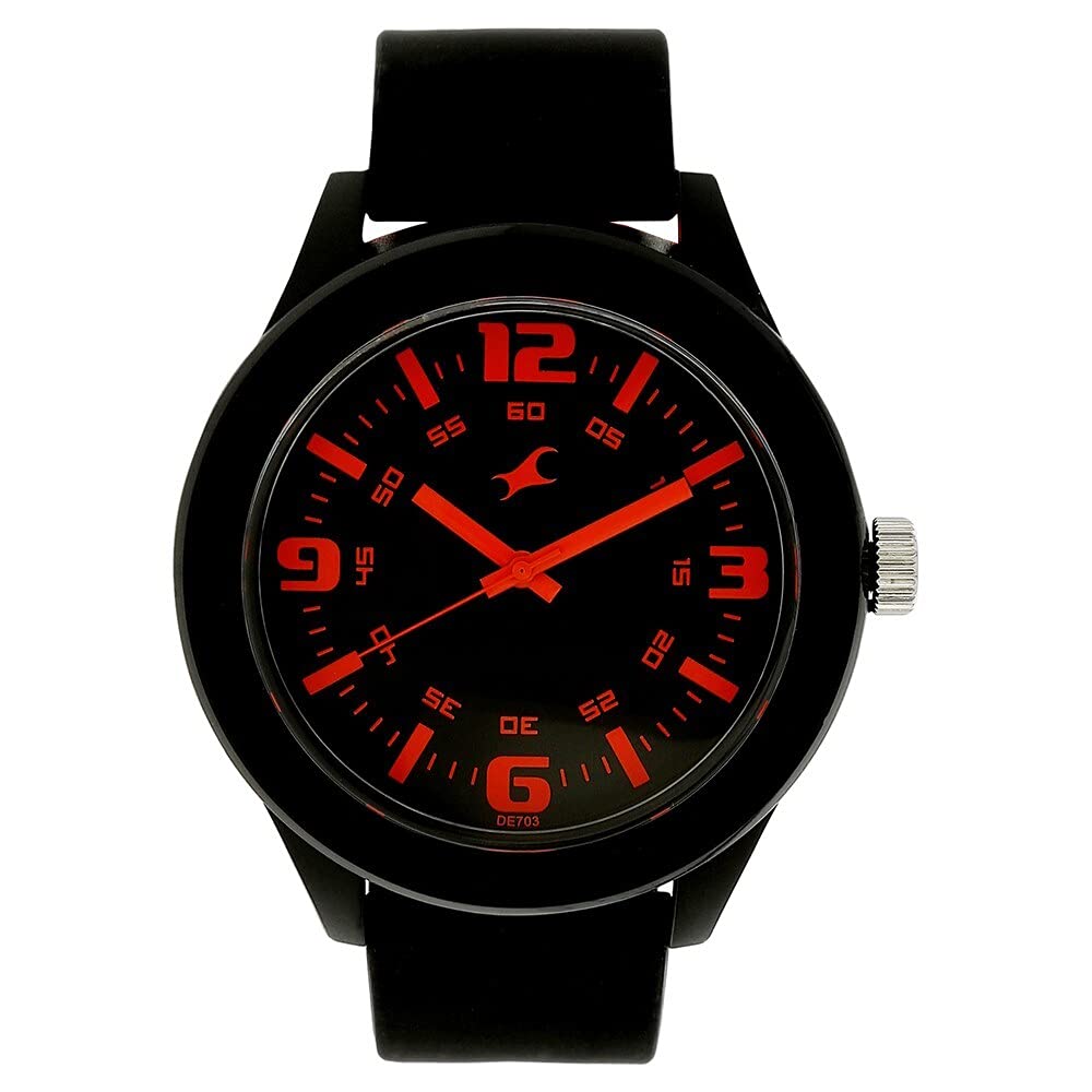 Fastrack Unisex Plastic Tees Analog Black Dial Watch-Ng38003Pp13W, Band Color-Black (B099WQPXLG) Amazon Price History, Amazon Price Tracker