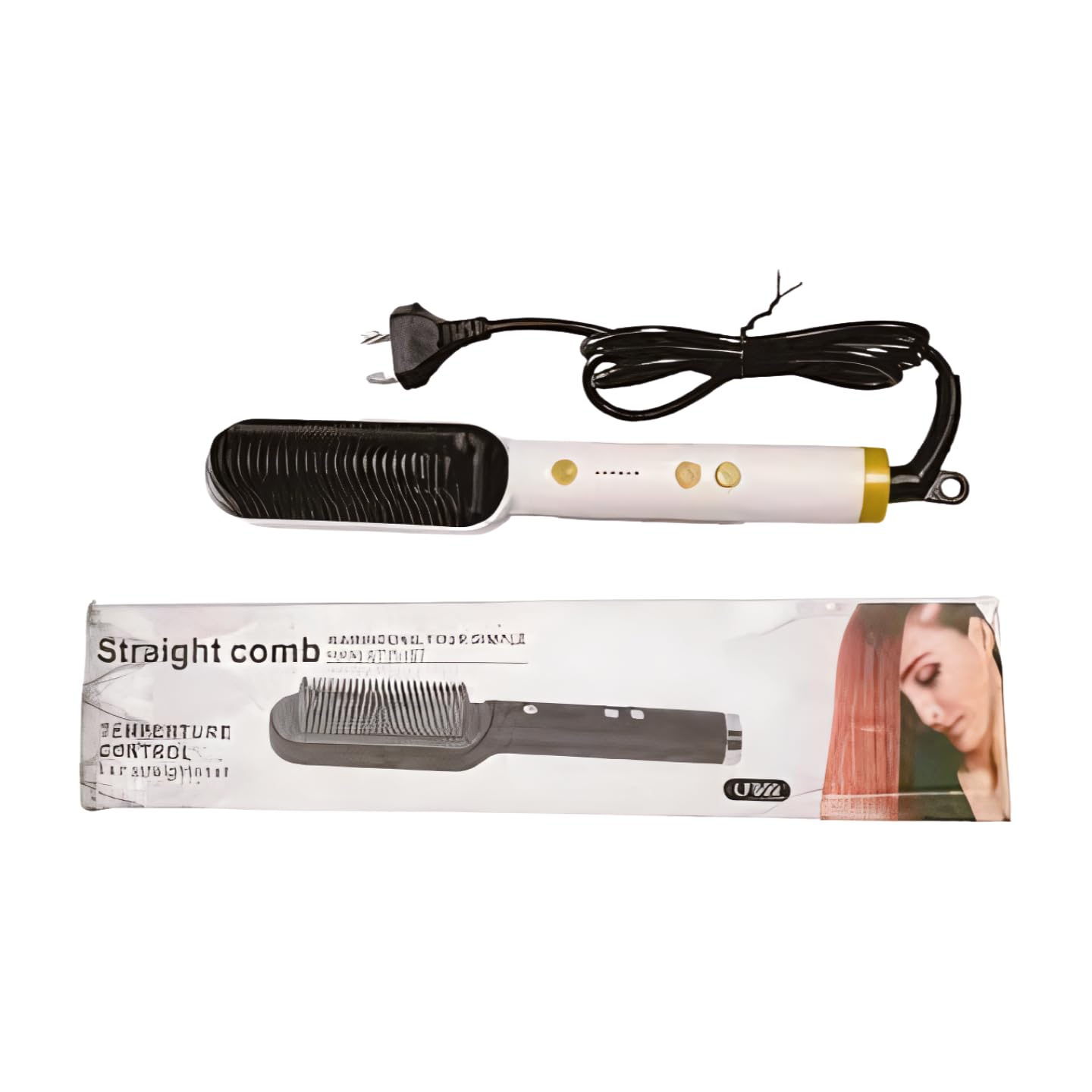 Buy FH909 STRAIGHT COMB HAIR STYLIST. WHITE Online at Low Prices