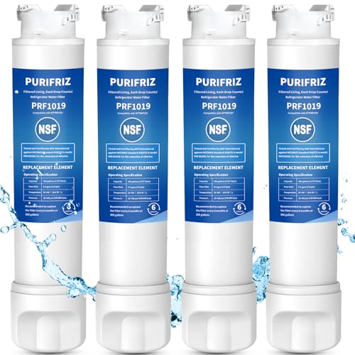 Image of Refrigerator Water Filter Compatible with RWF5800A, 012505454226, 4562222, 6 Month / 300 Gallon，4Pack