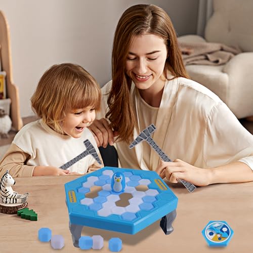 DR.DUDU Juego de Mesa Save Penguin Break Ice para Niños 4-8 miniatura 7
