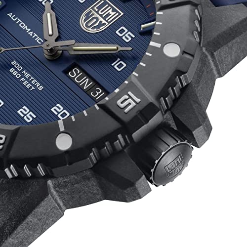 Luminox Silicone Master Carbon Seal Automatic Blue Dial Swiss Made Analogue Men Watch Xs.3863, Blue Band - Image 5