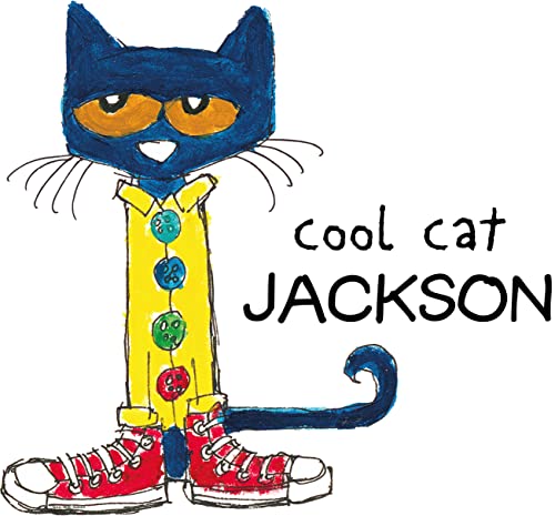 Vinilo decorativo Pete The Cat personalizado 20 x 19 pulgadas miniatura 1